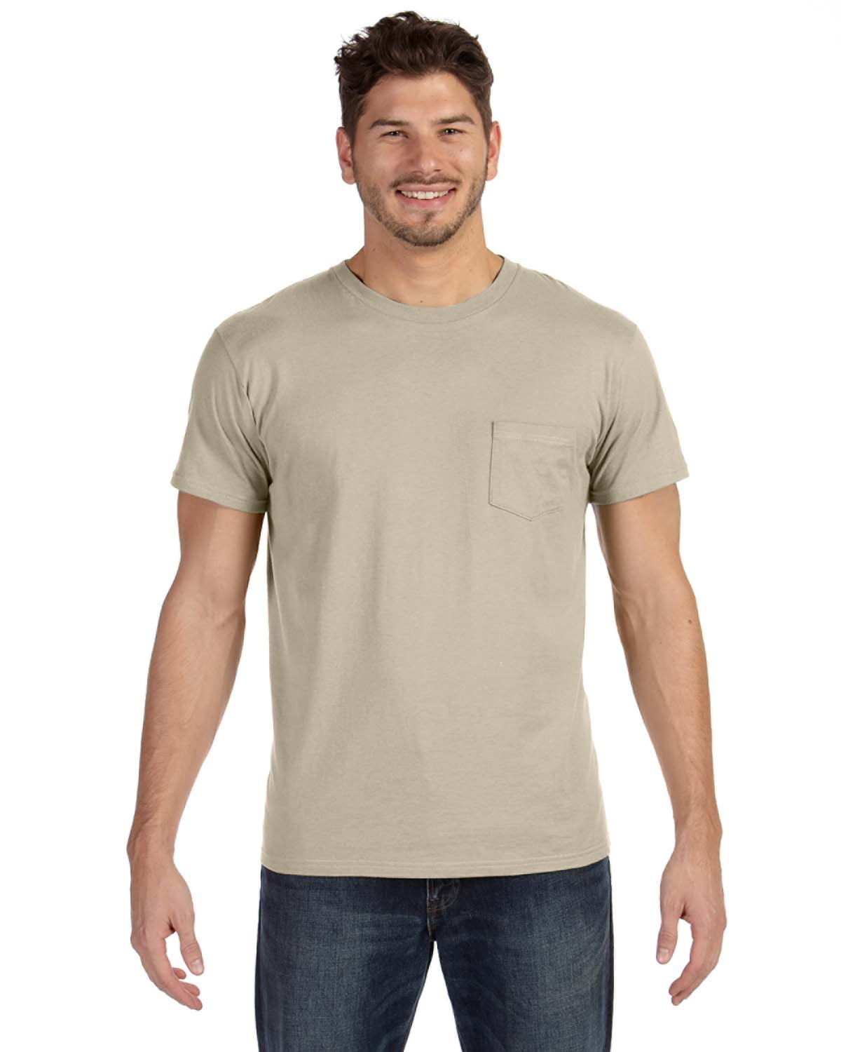 hanes nano pocket tee