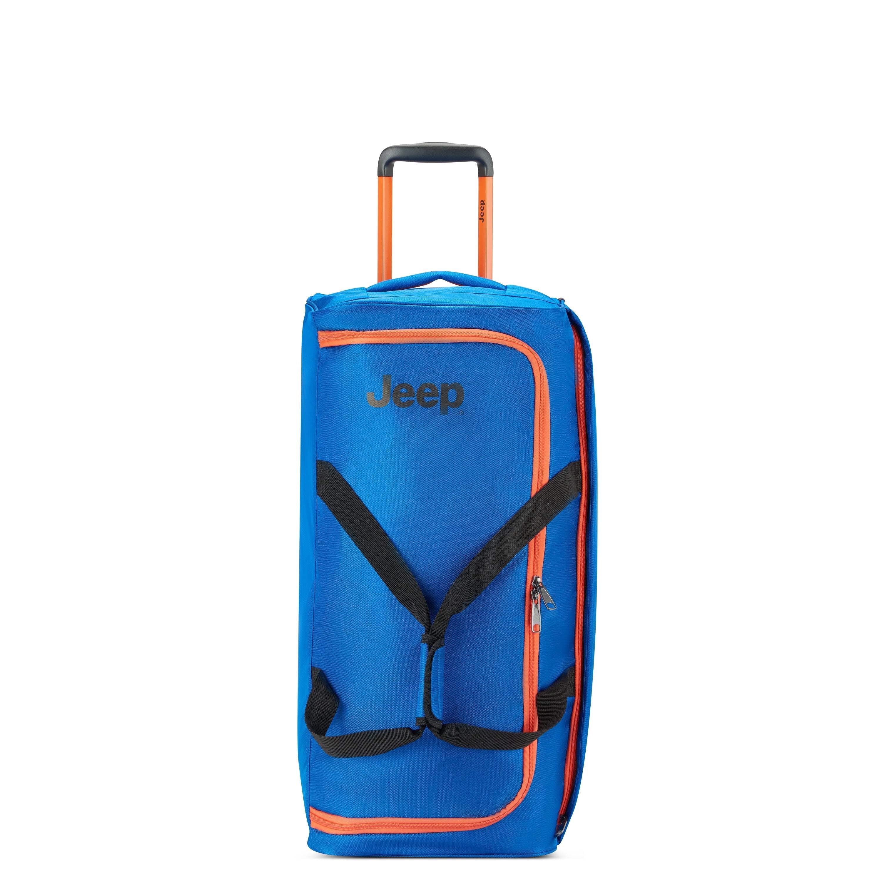 JEEP TWO WHEEL ROLLING TRAVEL DUFFLE BAG, 27 INCH J4374124002 - BLUE