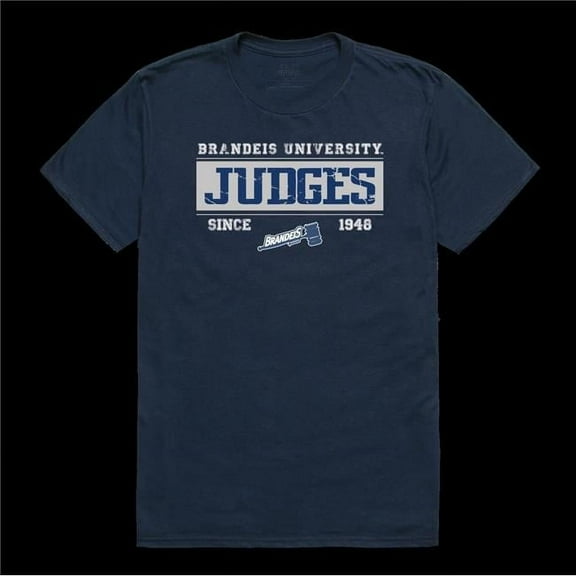 Brandeis University Judges College Established T-Shirt, Navy - 2XL