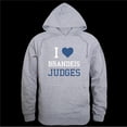 thumbnail image 1 of Brandeis University Judges I Love Hoodie, Heather Grey - 2XL, 1 of 1