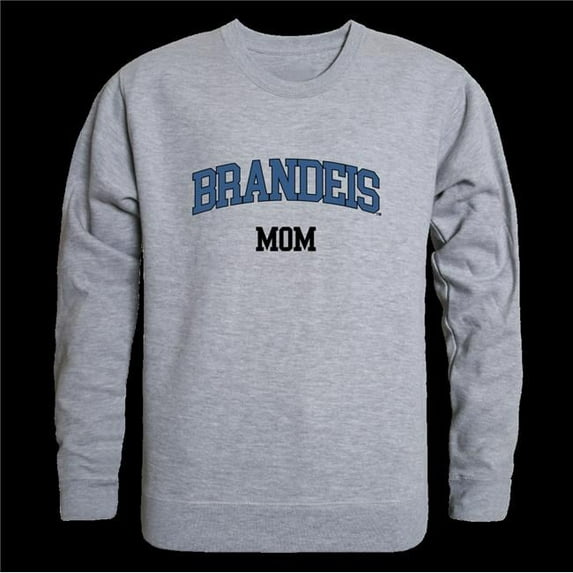 Brandeis University Judges Mom Crewneck Sweatshirt, Heather Grey - Extra Large