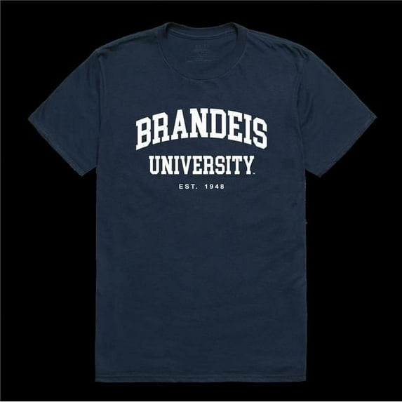 Brandeis University Judges Seal College T-Shirt, Navy - Small