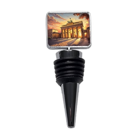 Brandenburg Gate At Sunset Berlin Germany Wine Bottle Stopper Cap Plug