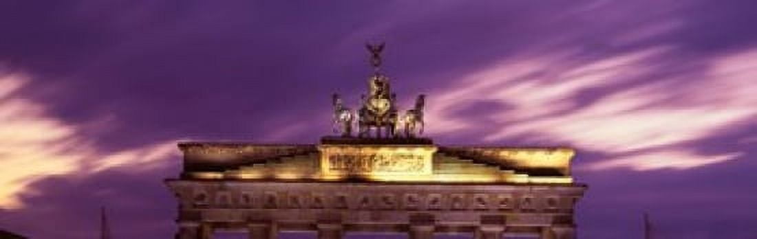 Brandenburg Gate Berlin Germany Canvas Art - Panoramic Images (18 x 6)