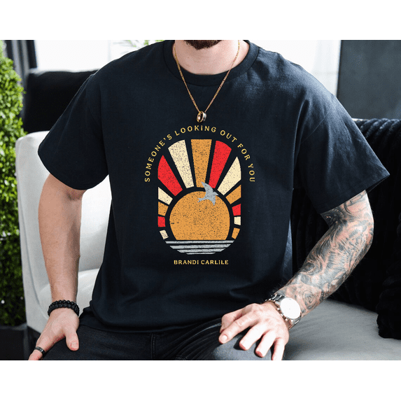 Brandi Carlile Looking Out Folk Music Concert Tour Fan Unisex T-Shirt, up to size 3XL.