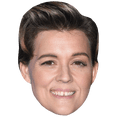 thumbnail image 1 of Brandi Carlile (Short Hair) Celebrity Mask, Flat Card Face, Fancy Dress Mask@, 1 of 6