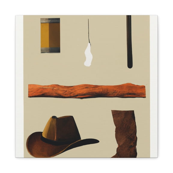 Branding Iron Minimalism - Canvas