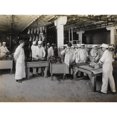 thumbnail image 1 of Branding smoked hams at the meat packing establishments  1910. Poster Print by Stocktrek Images, 1 of 2