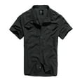 thumbnail image 1 of BRANDIT INDIVIDUAL WEAR Adult Male Essential Short Sleeve Shirt, Color: Black, Size: 3XL, 1 of 2