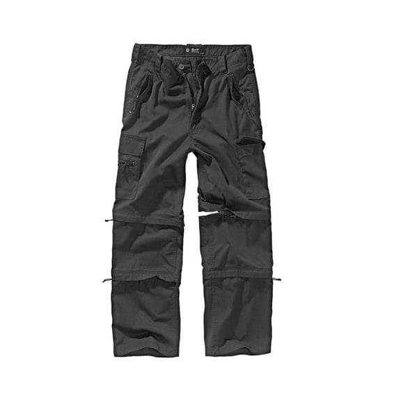 BRANDIT INDIVIDUAL WEAR Adult Male Hiking Outdoor Pants, Color: Black, Size: XXL (1011-11002-XXL)