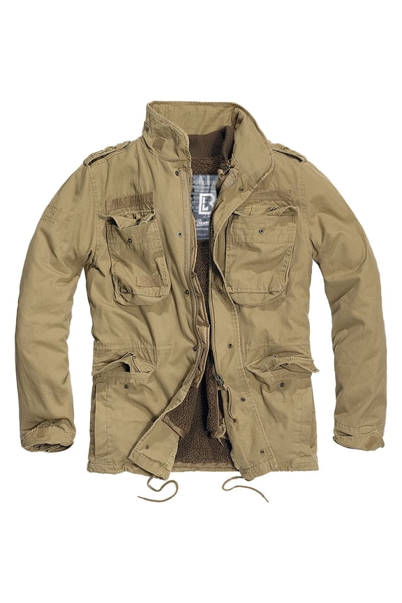 Adult Male M65 Premium Field Jacket, Color: Camel, Size: S