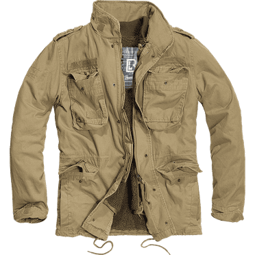 Brandit M65 Premium Field Jacket - Camel / Beige, Outdoors Military Jacket (XL)