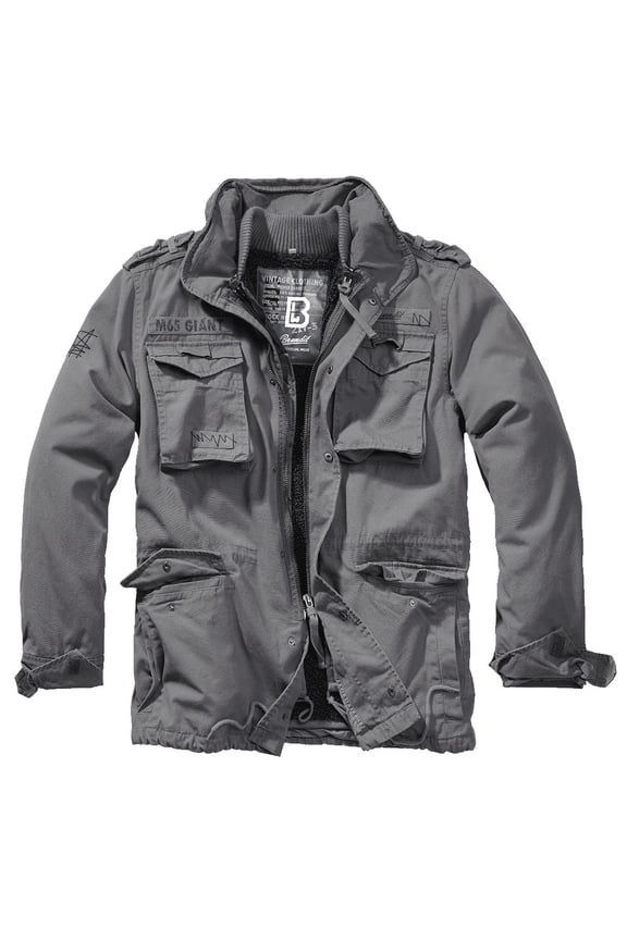 M65 Premium Field Jacket - Charcoal/Gray, Outdoors Military Jacket (M)