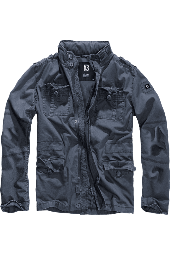 Military Style Field Jacket - Indigo, Outdoor Vintage Jacket (L)