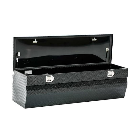 Brandit Tool APCTB60WB 60 in. Chest Box Wedge Toolbox - Black Powder Coated Aluminum Finish
