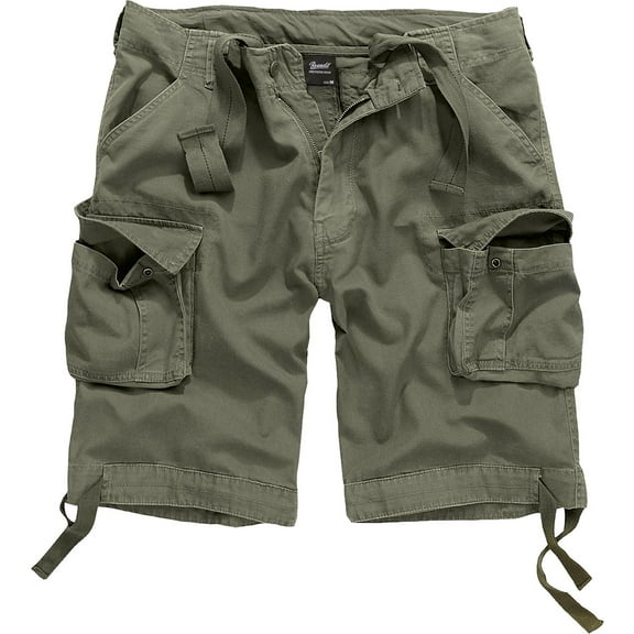 BRANDIT INDIVIDUAL WEAR Adult Male Utility Cargo Shorts, Color: Olive, Size: 3XL (2012-15001-3XL)
