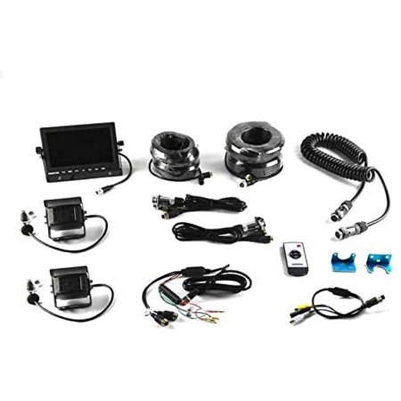Brandmotion 9002-7803V2 Trailer Rear Vision Dual Camera System with 7" Monitor
