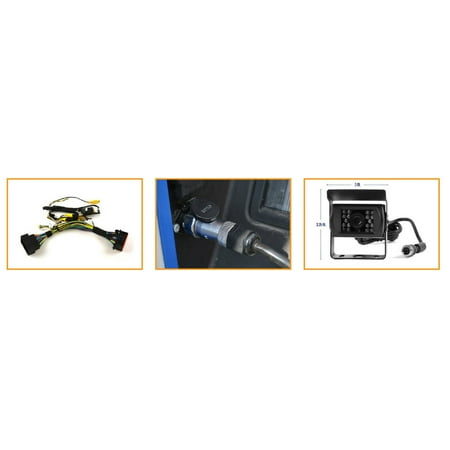 Brandmotion 9002-7806 Trailer Rear Vision Kit for FCA 8.4" or 5" Display
