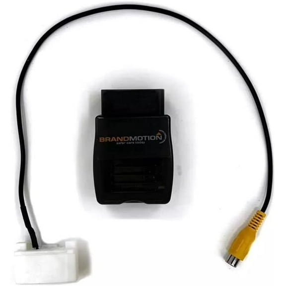 Brandmotion INTG-JRVC Rear Camera Programmer with Factory Display Radios for 2000 Jeep Wrangler JK, Black