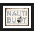thumbnail image 1 of Brando, J.J. 24x19 Black Ornate Wood Framed with Double Matting Museum Art Print Titled - Punny Nautical V, 1 of 4