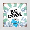 thumbnail image 1 of Brando, JJ 15x15 White Modern Wood Framed Museum Art Print Titled - Be Cool, 1 of 4