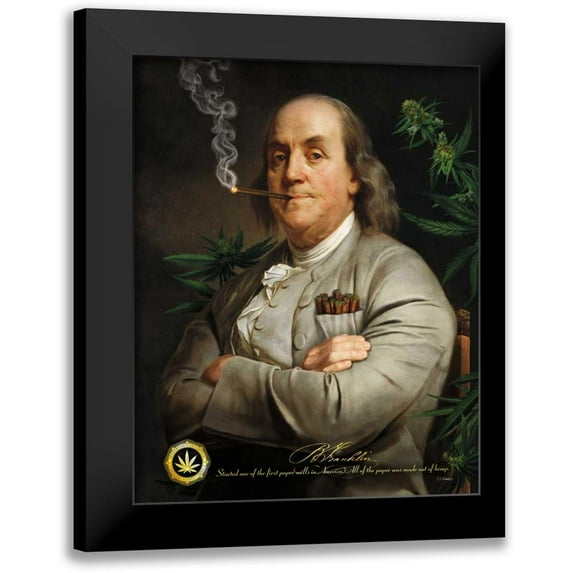 Brando, JJ 15x18 Black Modern Framed Museum Art Print Titled - Bens Cigar