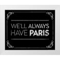 thumbnail image 1 of Brando, JJ 24x20 White Modern Wood Framed Museum Art Print Titled - Have Paris, 1 of 4