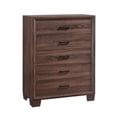 thumbnail image 1 of Brandon 5-drawer Chest Medium Warm Brown, 1 of 5