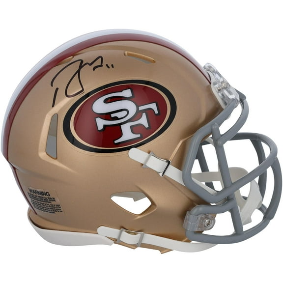 Brandon Aiyuk San Francisco 49ers Autographed Speed Mini Helmet - Fanatics Authentic Certified