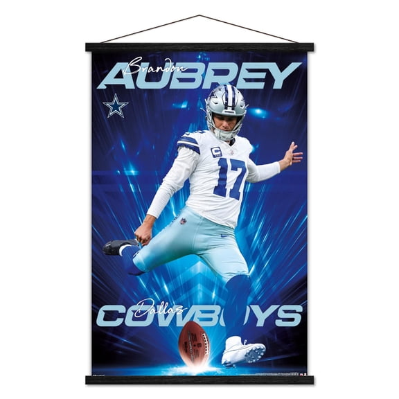 Brandon Aubrey Dallas Cowboys 23" x 34" Poster