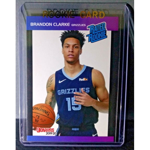 Brandon Clarke 2019-20 Panini NBA #18 Rated Rookie Retro Card 1/3431