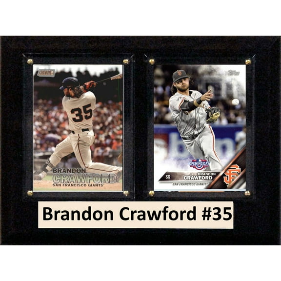 Brandon Crawford Giants 6'' x 8'' Plaque