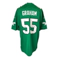 thumbnail image 1 of Brandon Graham Signed Eagles Kelly Green Nike Game Jersey Fly Insc JSA, 1 of 4