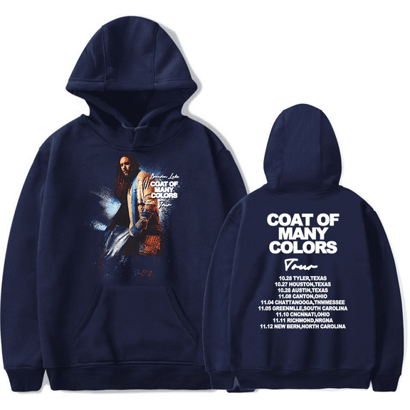 Brandon Lake Coat of Many Colors Tour Hoodie Unisex Hooded Sweatshirt Long Sleeve Tracksuit Pullover Coat