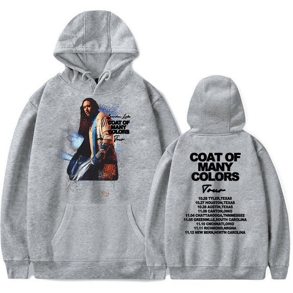 Brandon Lake Coat of Many Colors Tour Hoodie Unisex Hooded Sweatshirt Long Sleeve Tracksuit Pullover Coat