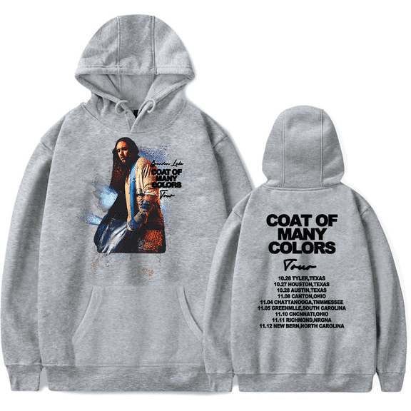 Brandon Lake Coat of Many Colors Tour Hoodie Unisex Hooded Sweatshirt Long Sleeve Tracksuit Pullover Coat