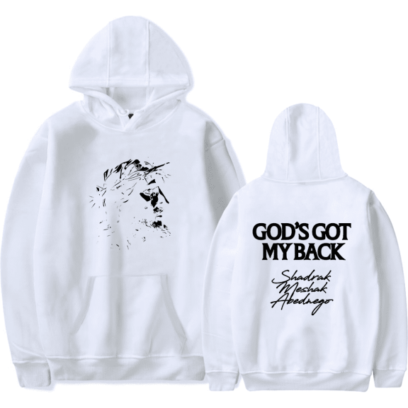 Brandon Lake God's Got My Back 2024 Merch Hoodie Pockets Drawstring Unisex Hooded Sweatshirt Fashion Clothing