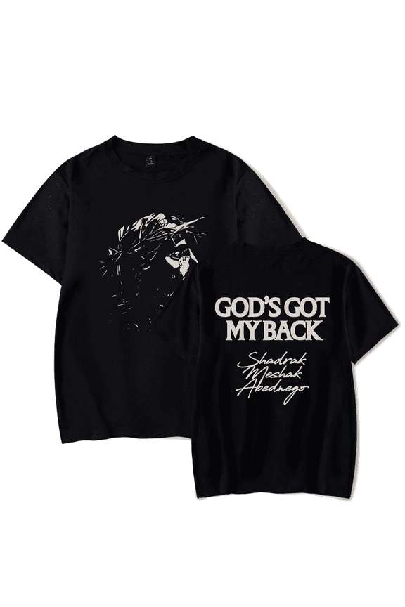 Brandon Lake God's Got My Back 2024 Merch Short Sleeve T-shirt Unisex Fashion Crew Neck Top
