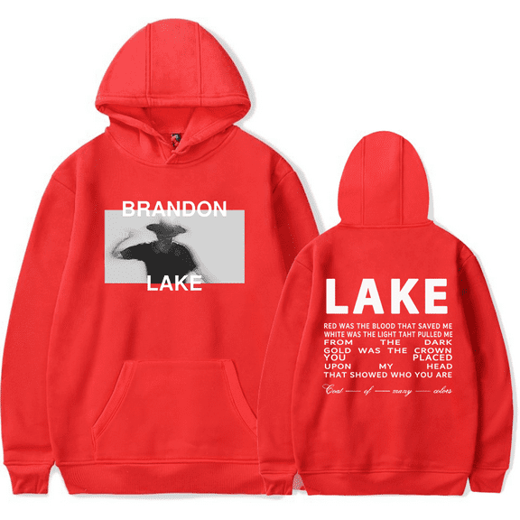 Brandon Lake Logo Hoodie Unisex Hooded Sweatshirt Long Sleeve Tracksuit Pullover Coat