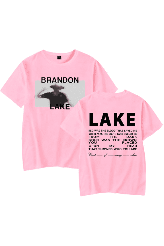 Brandon Lake Logo T-Shirt Men/Women Streetwear T-Shirt Shirt Short Sleeve