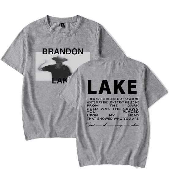 Brandon Lake Logo T-Shirt Men/Women Streetwear T-Shirt Shirt Short Sleeve