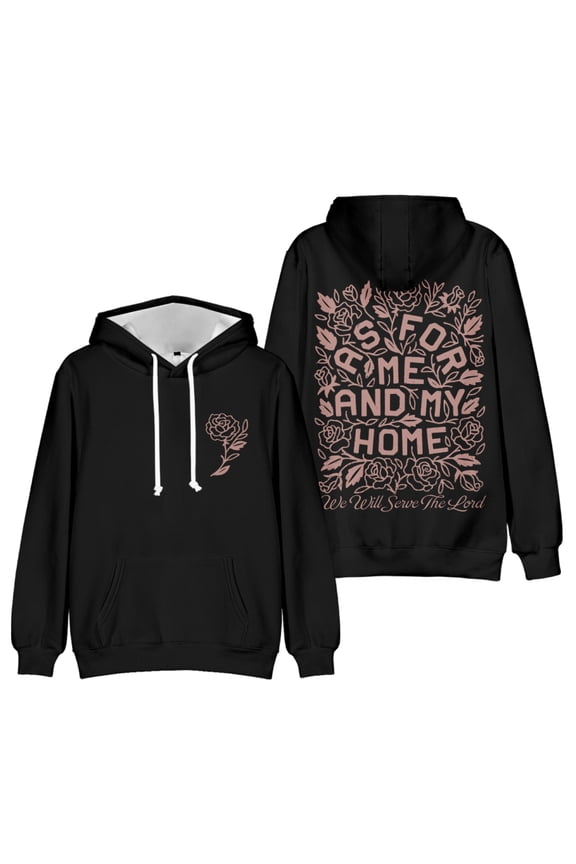 Brandon Lake Merch As For Me Flower Hoodie Long Sleeve Fan Merch Tour Album Pullovers Unisex Casual Outfits