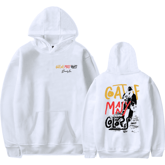 Brandon Lake Merch Hoodie Coat Of Many Colors Long Sleeve Unisex Hooded Pullover Sweatshirt Clothing