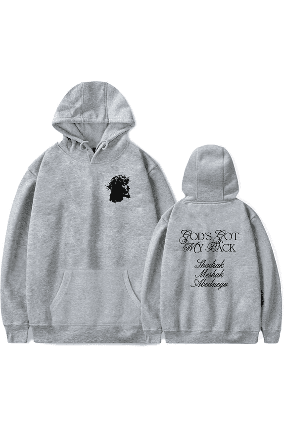 Brandon Lake Merch Hoodie God's Got My Back Long Sleeve Unisex Hooded Sweatshirt Fashion Clothing