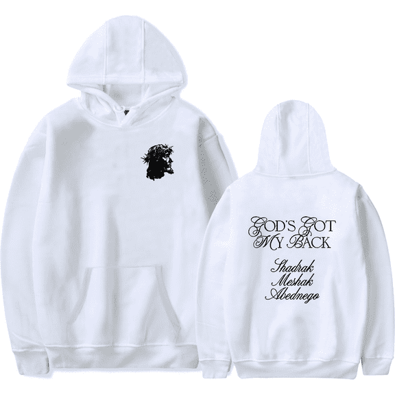 Brandon Lake Merch Hoodie God's Got My Back Long Sleeve Unisex Hooded Sweatshirt Fashion Clothing