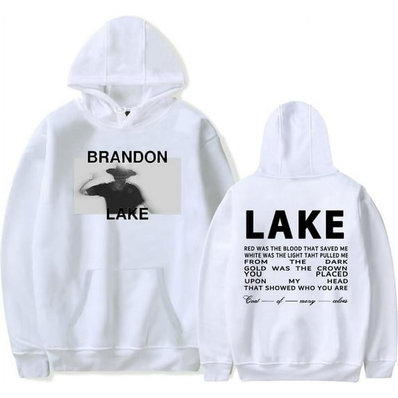 Brandon Lake Merch Hoodie Photo Printed Long Sleeve Pullovers For Fans Unisex Sweatshirts Pullover