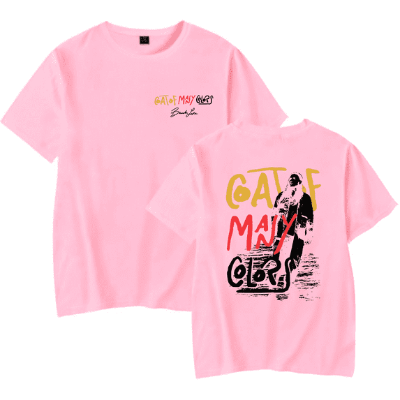 Brandon Lake Merch T Shirts Coat Of Many Colors Short Sleeve T-shirt Unisex For Fans Crewneck Top