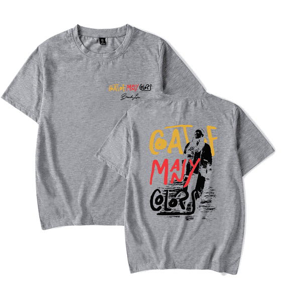 Brandon Lake Merch T Shirts Coat Of Many Colors Short Sleeve T-shirt Unisex For Fans Crewneck Top