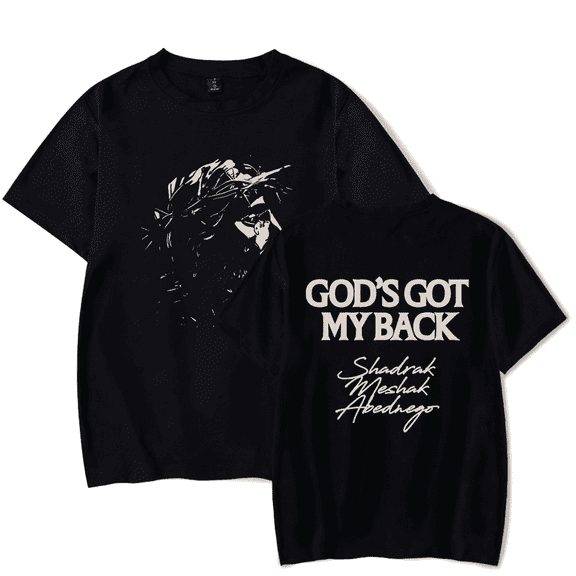 Brandon Lake Merch T Shirts God's Got My Back 2024 Short Sleeve T-shirt Men Women Tops tCrewneck