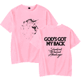thumbnail image 1 of Brandon Lake Merch T Shirts God's Got My Back 2024 Short Sleeve T-shirt Men Women Tops tCrewneck, 1 of 2